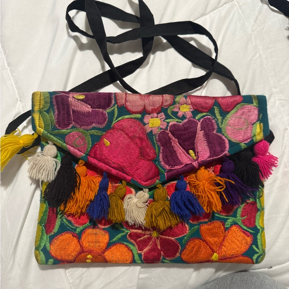 Colorful Embroidered Women's Bag